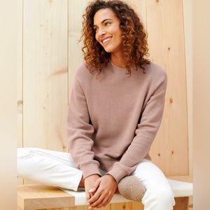 Jenni Kayne Saturday Sweatshirt in Taupe